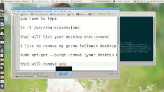 how to remove desktop environment in linux