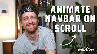 The BEST Navbar Animation In Webflow (Show & Hide On Scroll)