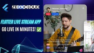 Flutter Live Stream App (iOS & Android) with ZEGOCLOUD