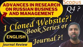 Christo Ananth - Advances in Research on Russian Business Mgmt - Scopus - Genuine Review - English