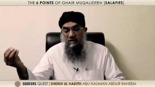 6. Six points of Salafis