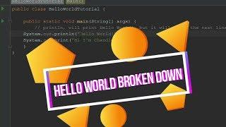 Java Tutorial #1: Hello World & Print Statements || Coding W/ Chandler