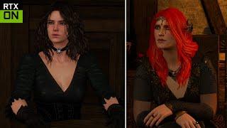 Trying New Yennefer and Triss MODS for Witcher 3!