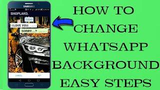 How to Change WhatsApp  Wallpaper. Must Watch!! 100% Working With Proof