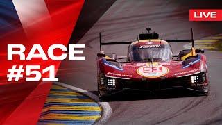 LIVE LE MANS 24 RACE Onboard car #51 | Ferrari Hypercar -  Part 1