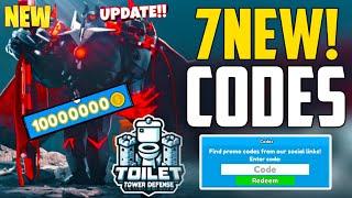 NEW UPDATE ALL WORKING TOILET TOWER DEFENSE CODES 2024 ! ROBLOX TTD CODES