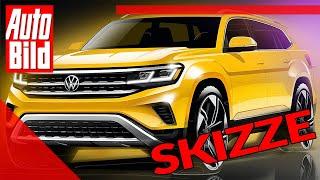 VW Atlas (2020): Skizze - Neuvorstellung - SUV