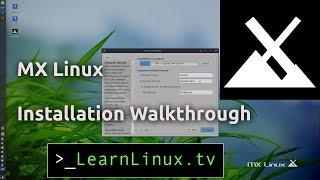 MX Linux 19 Installation Walkthrough