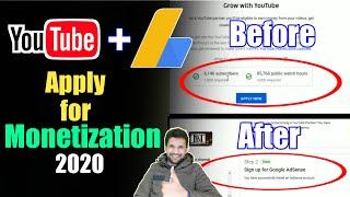 how to apply for monetization on youtube 2020 | youtube monetization kaise kare 2020 | Monetization