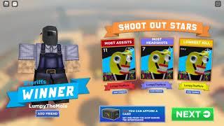 Shoot Out! But I CAN'T DIE (Roblox)