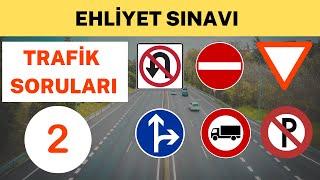 EHLİYET TRAFİK SORULARI 2 - EHLİYET SINAVI ÇIKMIŞ SORULAR