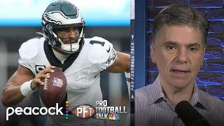 Eagles' Jalen Hurts in 'sponge mode' working with Kellen Moore | Pro Football Talk | NFL on NBC