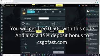 csgofast.com promocode (2020) FREE 0.5€