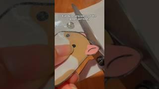 How to make Paper Hamster Pet (1/2) ️ #art #pets #diy