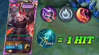 NEW FARAMIS MID LANE BUILD 2024!! (FARAMIS EPIC COMEBACK) 100% BROKEN!! | MLBB