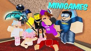 YOUTUBER MINIGAMES for NIKS SCYTHE in MM2..  (Murder Mystery 2) *Funny Moments*