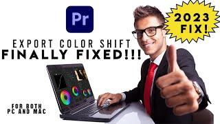 How to fix desaturated colors after exporting in Premiere Pro - NEW 2021 FIX! WORKS ON PC TOO!!