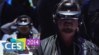 Oculus Rift vs. Sony's HMZ-T3Q - CES 2014