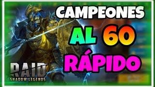 ️Como SUBIR DE NIVEL RAPIDO en RAID SHADOW LEGENDS