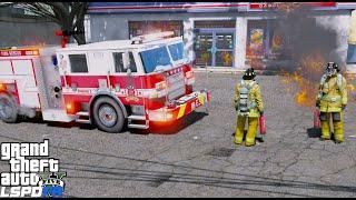 GTA 5 New Firefighter Mod First Look At Fire Callouts For LSPDFR