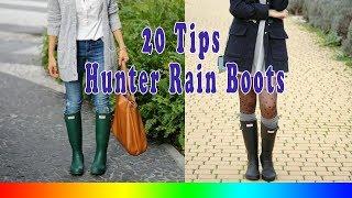 20 Style Tips On How To Wear Hunter Rain Boots