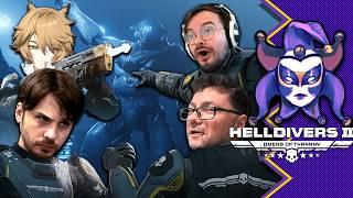 Helldivers 2 with Vinesauce, Fredrik Knudsen and Criken