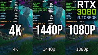 Tiny Tina's Wonderlands Benchmark - Max Settings 4K, 1440p & 1080p | RTX 3080 + i9 10850K