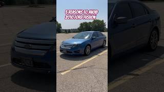 TOP 5 REASONS to AVOID the 2010 Ford Fusion SEL