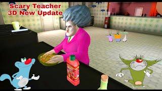 Scary Teacher 3D New Update (Hindi OGGY Voice) Oggy Jack And Cockroaches Funny Dubbing