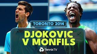 Monfils' CRAZIEST Performance Ever?! | Novak Djokovic vs Gael Monfils Toronto 2014 Highlights