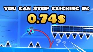 Geometry Dash, But EVERY CLICK Lasts For 1 SECOND...