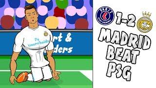 REAL beat PSG - Ronaldo scores in 8 UCL GAMES! (PSG vs Real Madrid 1-2 2-5 Parody Highlights)