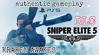 Sniper Elite 5 - KRAKEN AWAKES DLC mission - authentic gameplay PS5