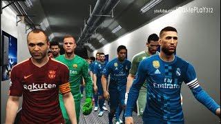 REAL MADRID vs FC BARCELONA - PES 2017 Gameplay PC