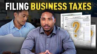 How to File Business Taxes for the FIRST TIME!