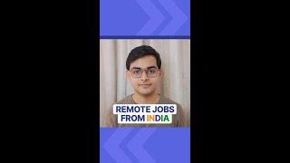 Find Remote Jobs from India and increase your income