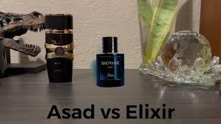 Comparisons: Lattafa Asad VS Sauvage Elixir #fragrance #versus