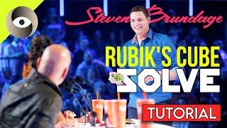 How to solve a cube on America's Got Talent | Saturday Sorcery Steven Brundage tutorial