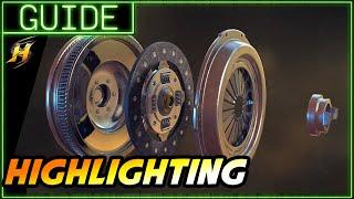 Highlighting parts - Car Mechanic Simulator 2018