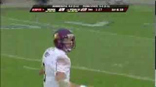 Minnesota's Eric Decker splits two safeties and hauls in an 42 yard reception
