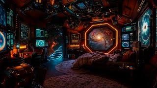  Unwind and Dream | Relaxing with Cosmic Sound Waves | Space Flight Ambience