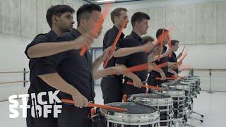 STICKSTOFF Rehearsal on Snare Drums