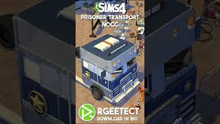 Prisoner transport Sims 4 NOCC Sims 4 Stop Motion #sims4buildingideas #sims4stopmotion #sims4shorts