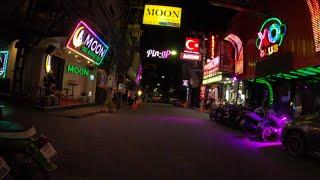 [4k] Pattaya Walking Street - Ghost Town? || Pattaya 2020