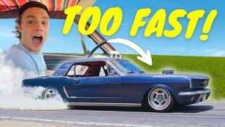¡Mi Mustang del 65 supercargado y atropellado es DEMASIADO RÁPIDO! (Arándanos Crecen Pelotas PT.2)
