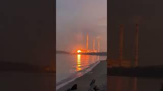 Footage Captures Ukrainian Drone Striking Konakovo Power Plant in Russia's Tver Region