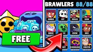 Unlocking Every Brawler for FREE! (F2P #24)