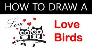 Love Birds / Drawing / Pen Sketchs / AAARTWORKS / AELOORI ABHILASH / Narsingi