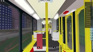 Tram route 4 | Blachownia P+R - Tyniec Pętla | Konstal 112N tram |Roblox Nid's Busses and Trams