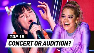 Talents Giving Full-On Concerts Instead of Blind Auditions!